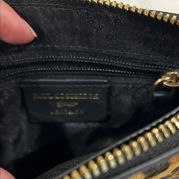 Leopard Pattern Crossbody Bag with Chain Strap - Picture 4 of 6